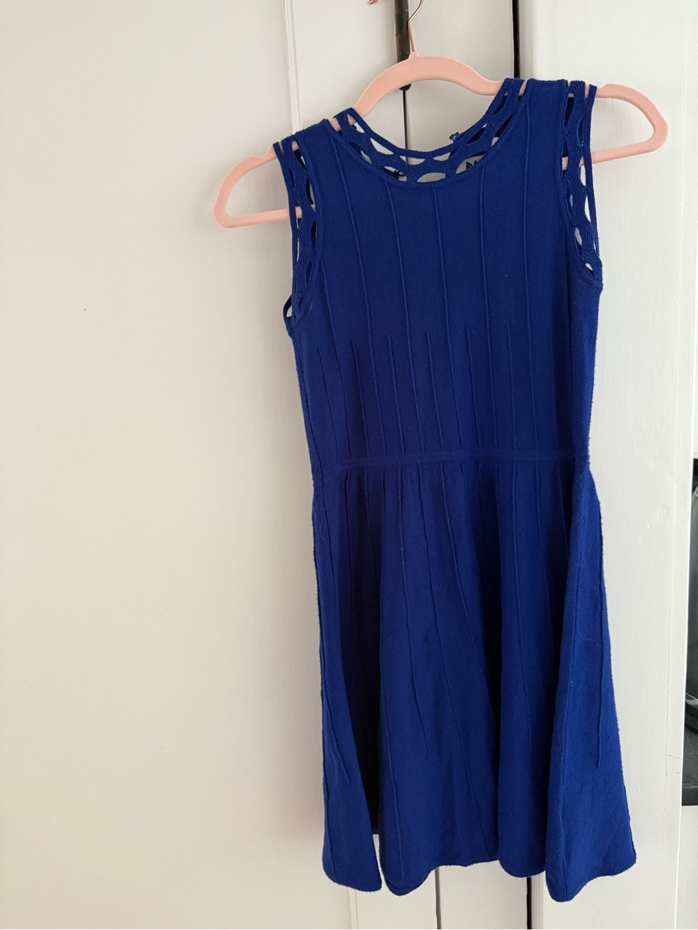 Milly Minis Sleeveless Knit Dress - Royal Blue